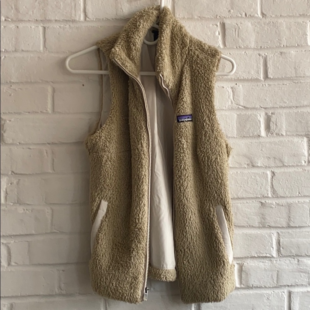 Patagonia Los Gatos furry fleece vest